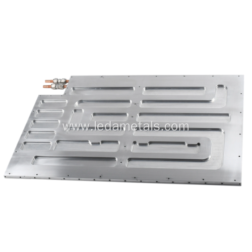 Embedded Cooper Tubes Water Cold Plate Heat Sink